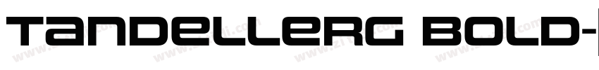TandelleRg Bold字体转换